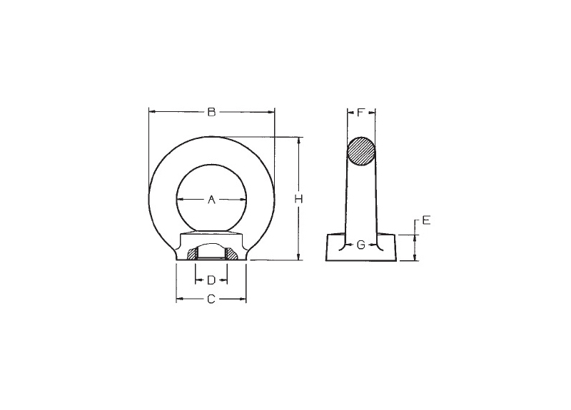 Fibbie Girevoli Occhio/occhio In Acciaio Zincato – 5/32 X 3-7/8 (confezione Da 10)